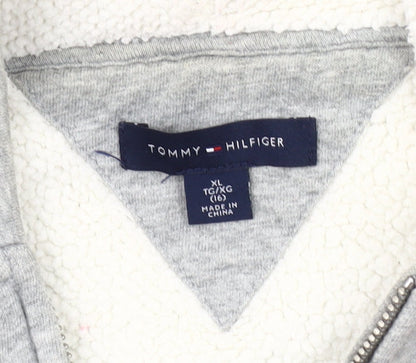 Teens UK Size XL Tommy Hilfiger Grey Basic Jacket