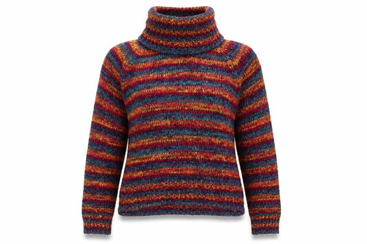 Womens UK Size M QED London Multicoloured Pullover Jumper