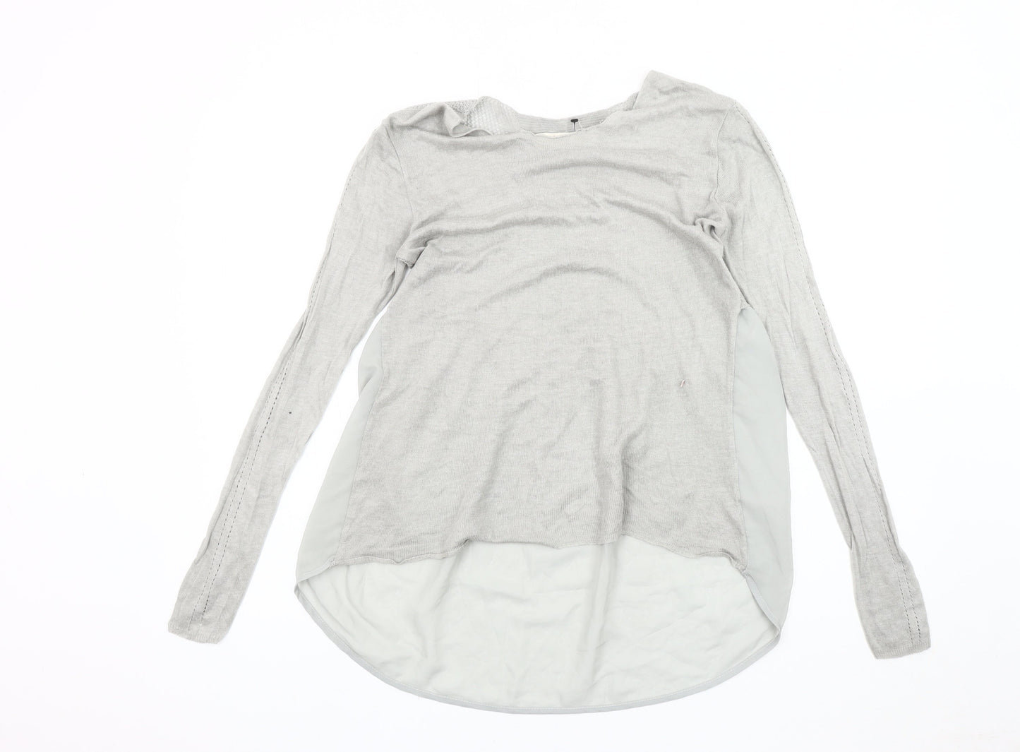 Womens UK Size S Zara Grey Pullover Jumper