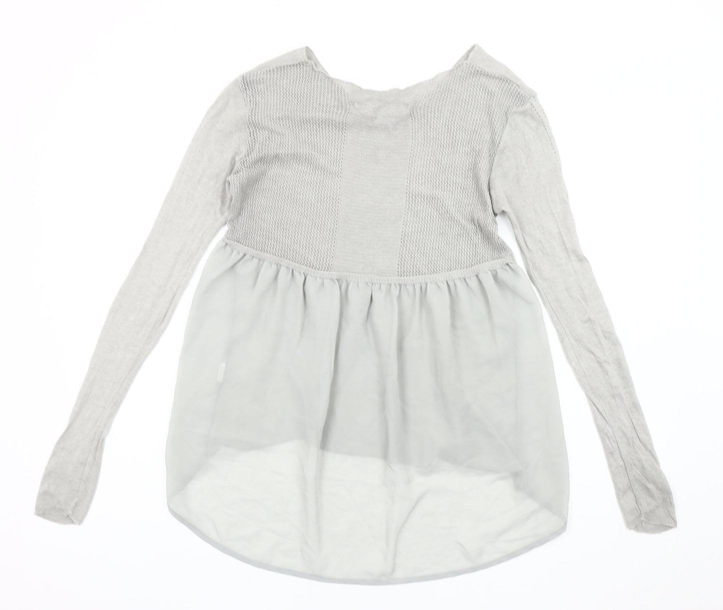 Womens UK Size S Zara Grey Pullover Jumper