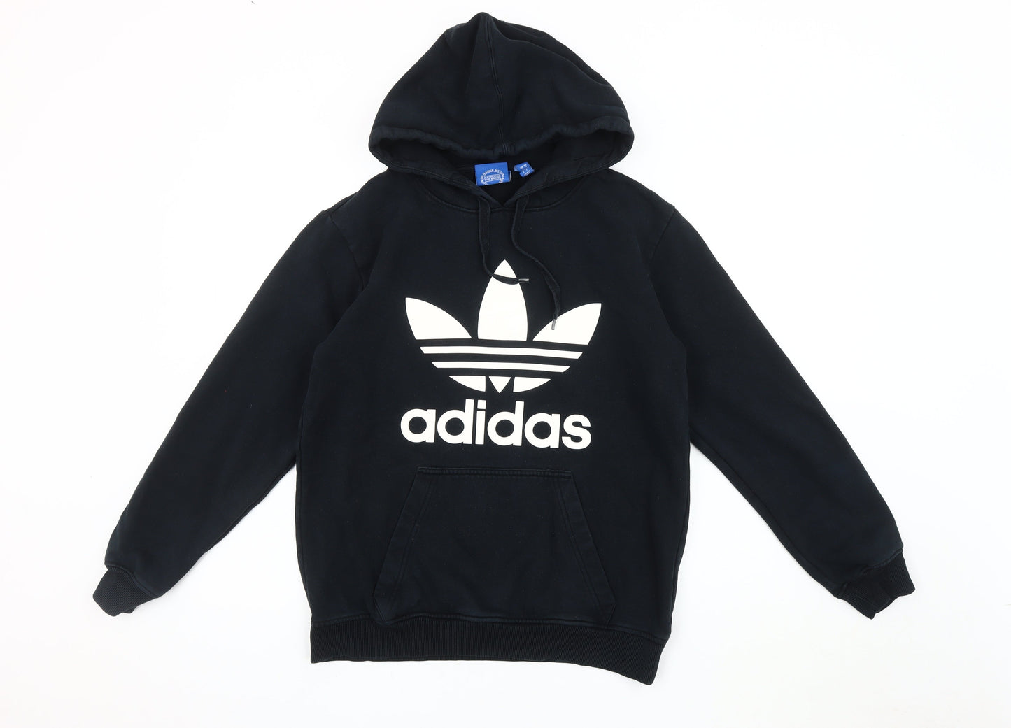 Adidas Men's Black Pullover Logo Hoodie Size S
