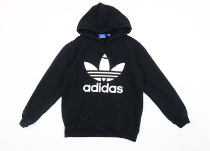 Adidas Men's Black Pullover Logo Hoodie Size S