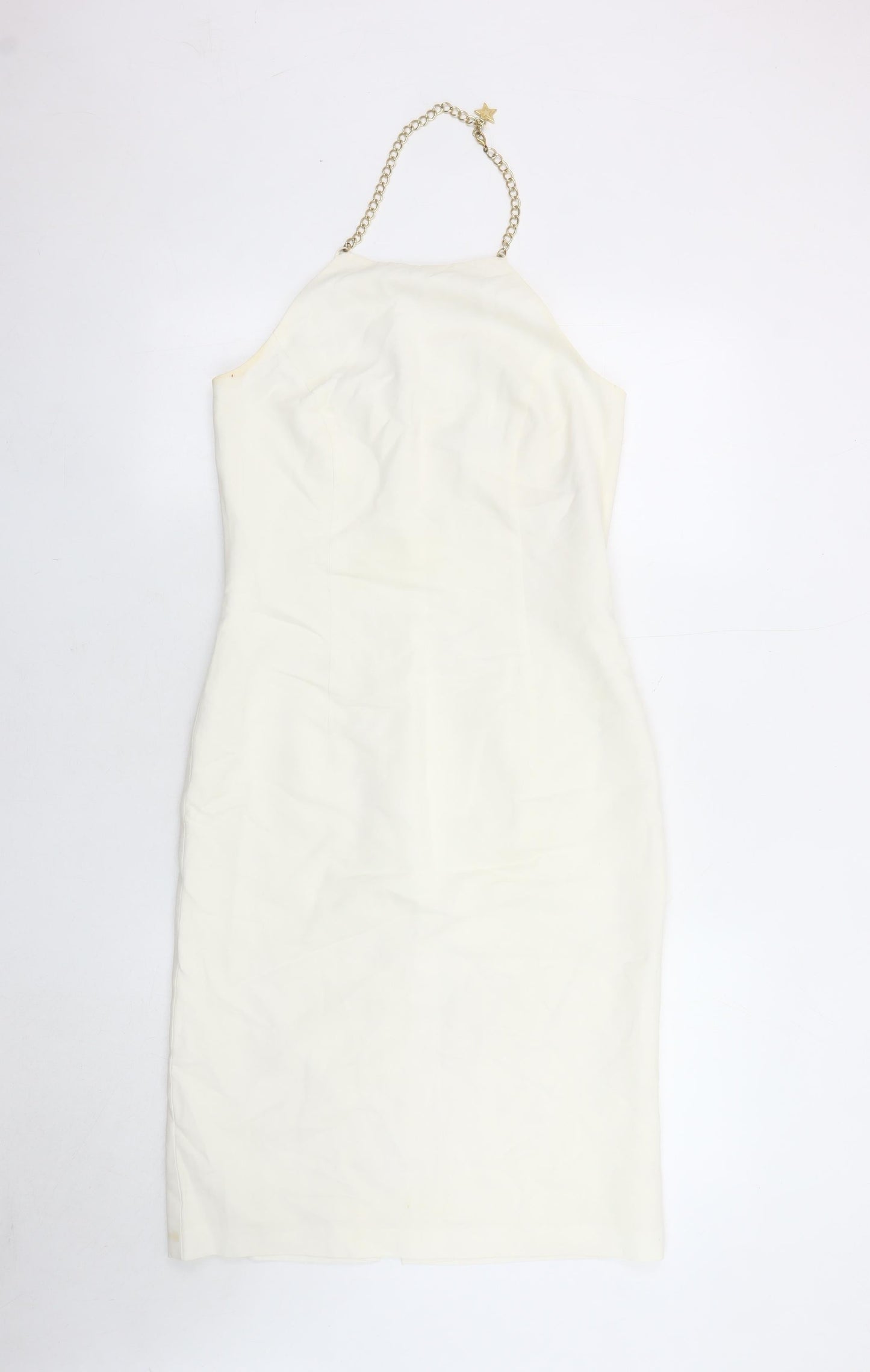 Betty Barclay Women's White Sheath Halter Dress - Size 6