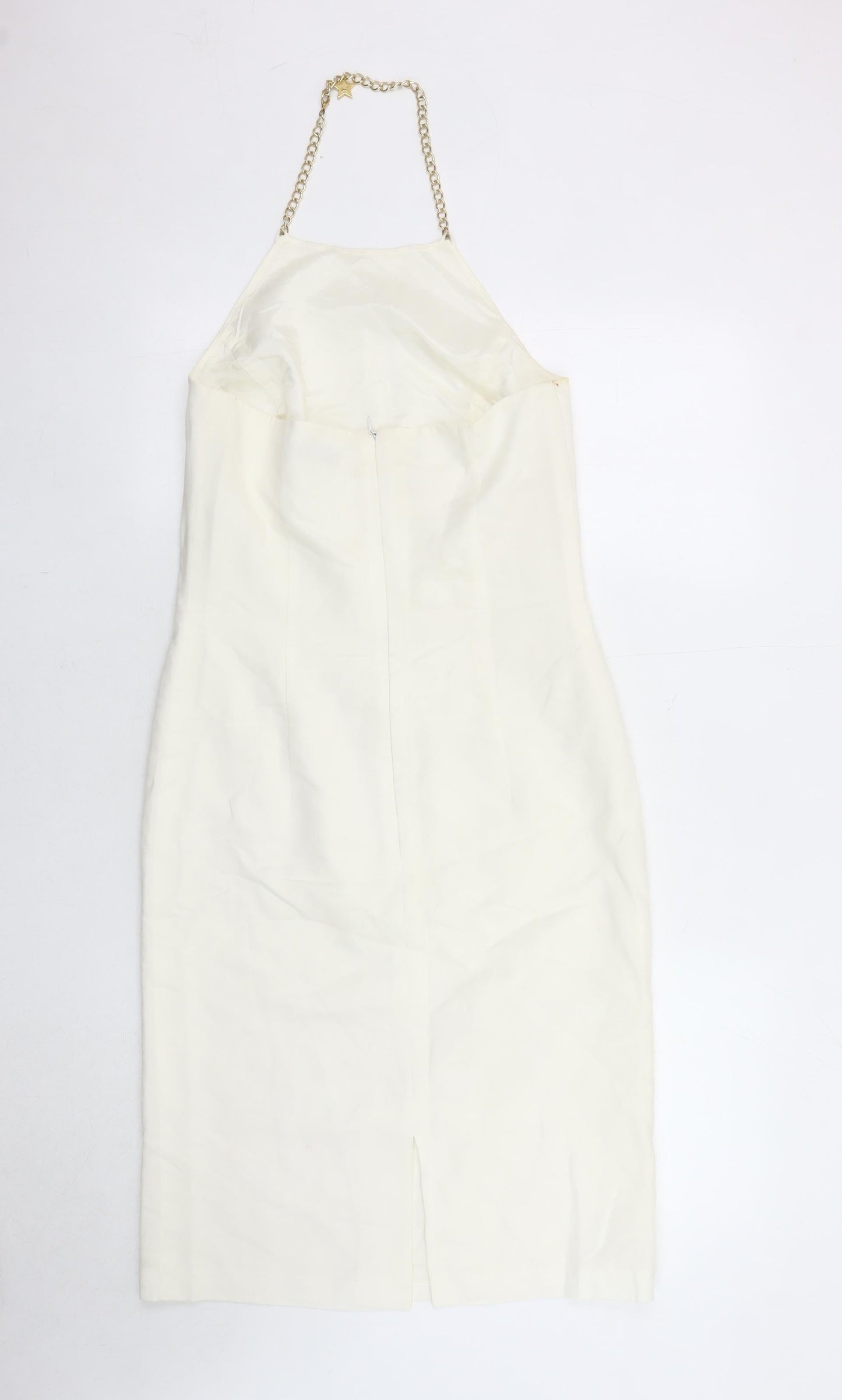 Betty Barclay Women's White Sheath Halter Dress - Size 6