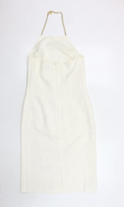 Betty Barclay Women's White Sheath Halter Dress - Size 6