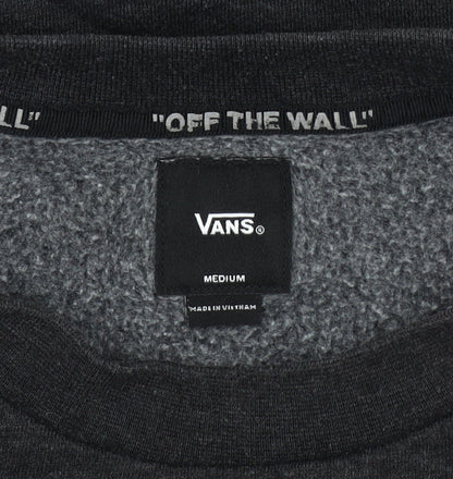 Vans Men's Black Graphic Fleece Sweatshirt M