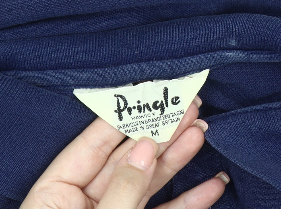 Pringle Men’s Blue Polo Shirt M - Short Sleeve Casual