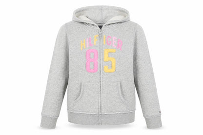 Teens UK Size 12 Tommy Hilfiger Grey Hooded Jacket
