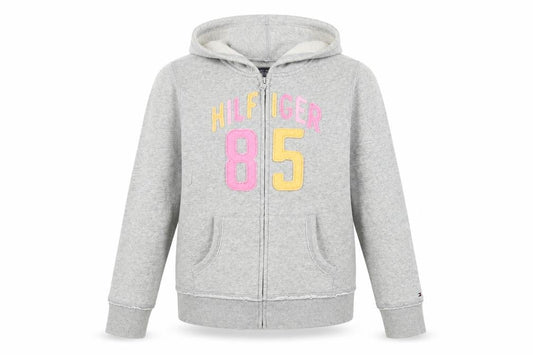 Teens UK Size 12 Tommy Hilfiger Grey Hooded Jacket