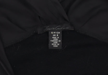 Womens UK Size S Kenneth Cole Black Wrap Blouse