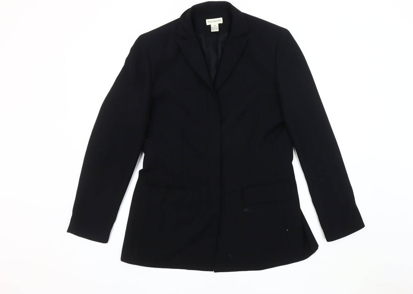Ann Taylor Women's Black Suit Jacket Size 10