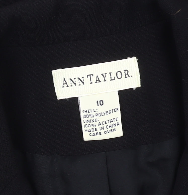 Ann Taylor Women's Black Suit Jacket Size 10