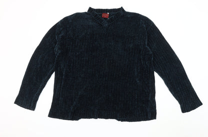 Burton Men's Black Acrylic Pullover Jumper XL