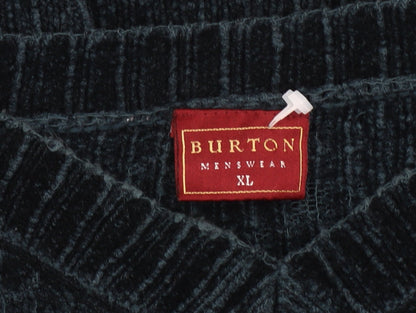 Burton Men's Black Acrylic Pullover Jumper XL