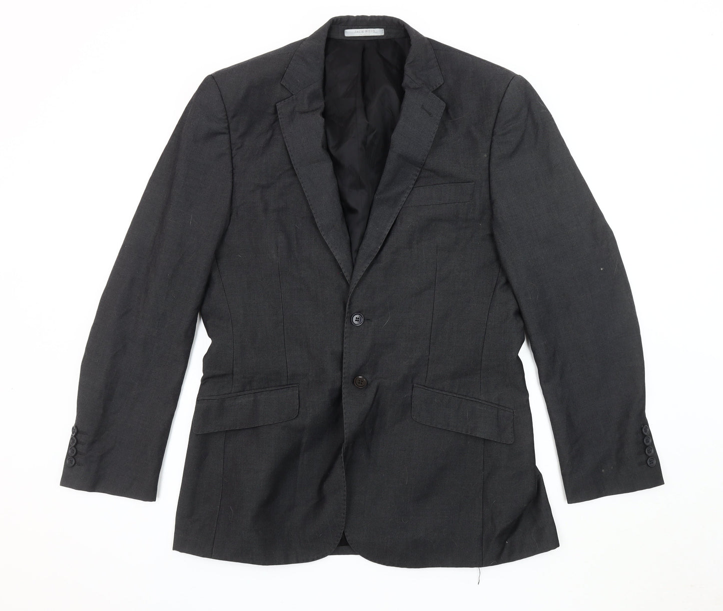 Jack Reid Men's Silver Grey Blazer 38 Regular