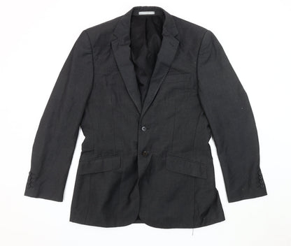 Jack Reid Men's Silver Grey Blazer 38 Regular