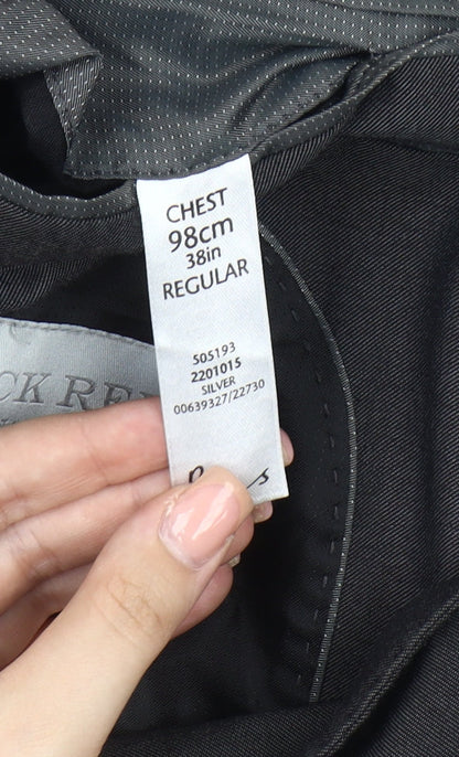 Jack Reid Men's Silver Grey Blazer 38 Regular