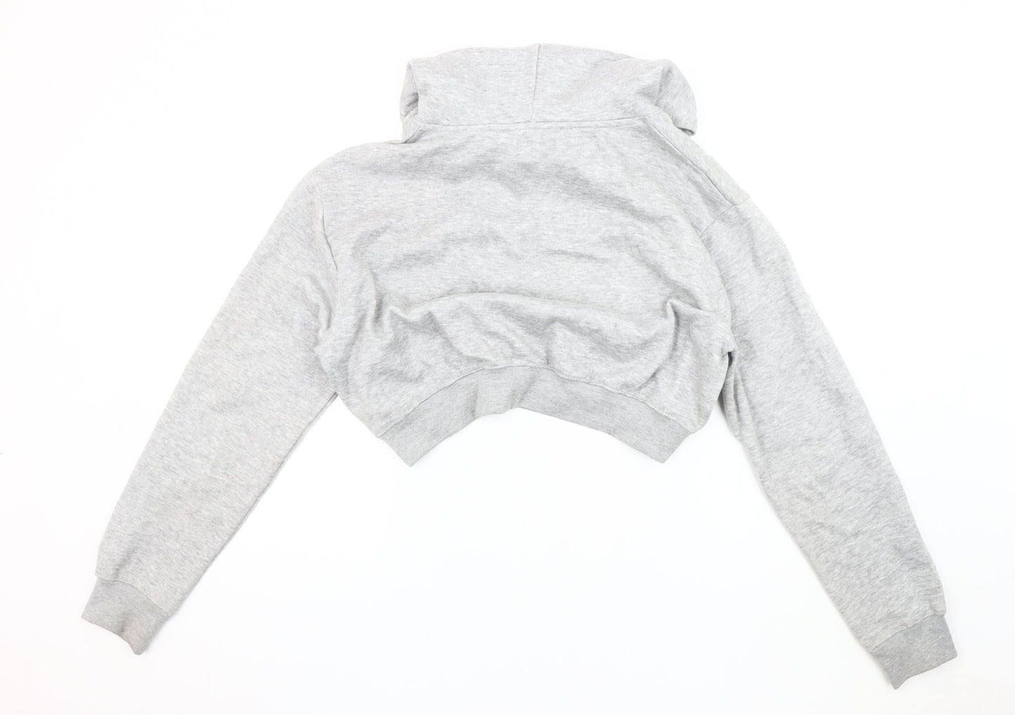 Hype Women's Grey Hoodie, Size 12, Logo Design, Casual