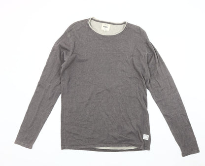 REBEL Men's Grey L Pullover Jumper, Autumn-Winter
