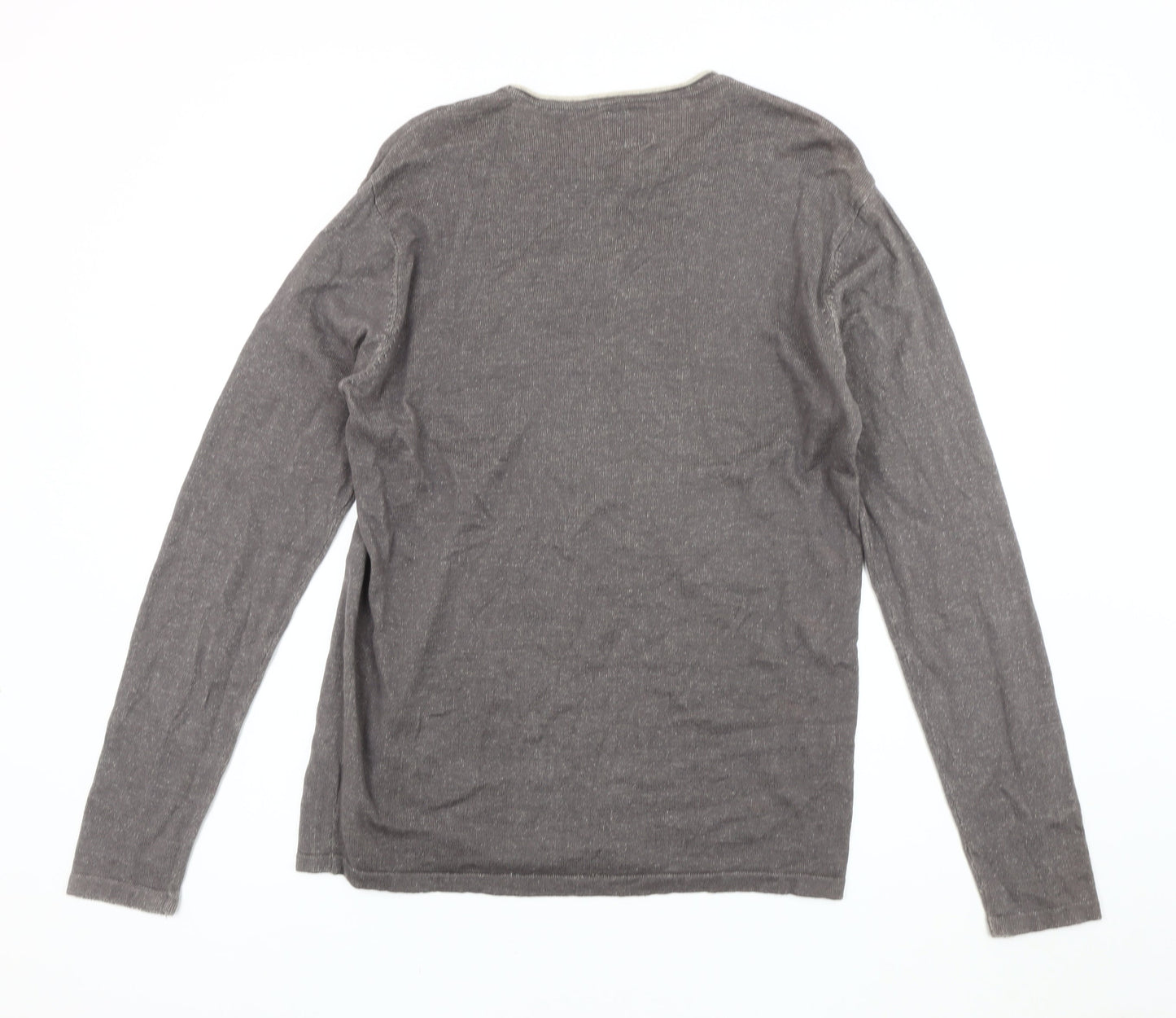 REBEL Men's Grey L Pullover Jumper, Autumn-Winter