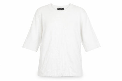 Womens UK Size L Marks and Spencer White Basic T-Shirt