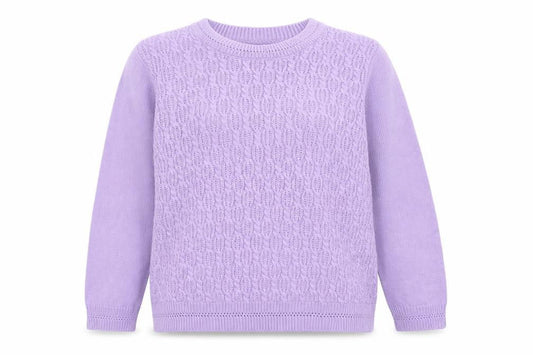 Womens UK Size L bm collection Purple Pullover Jumper