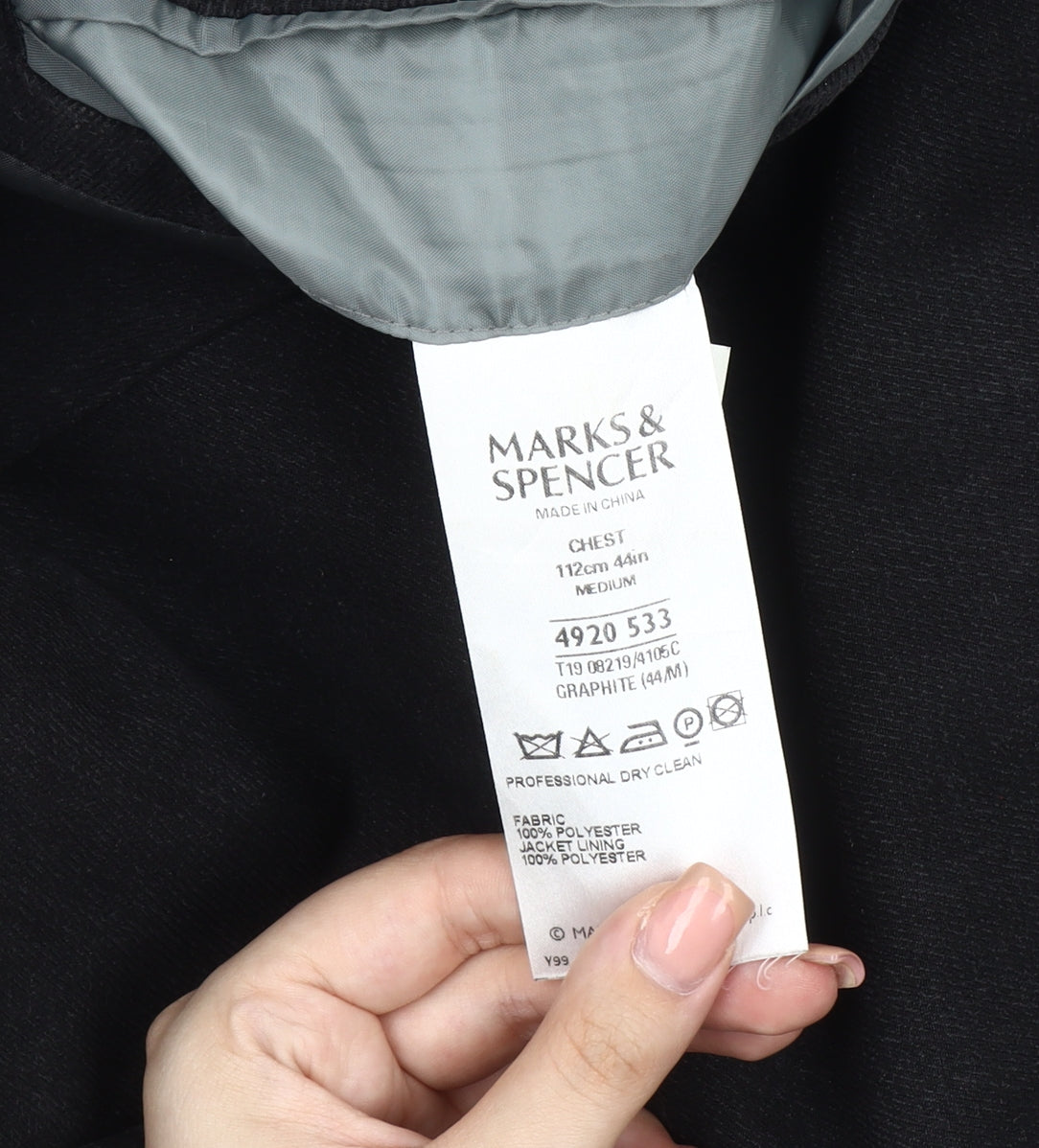 Marks and Spencer Men's Graphite Blazer Medium 44R