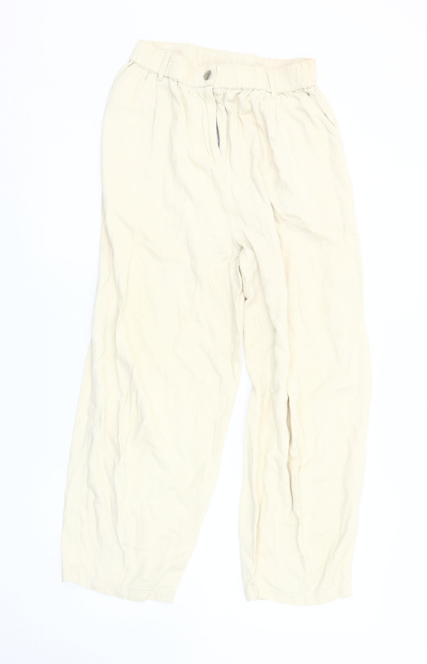 Womens UK Size 10 COLLUSION   Ivory Trousers