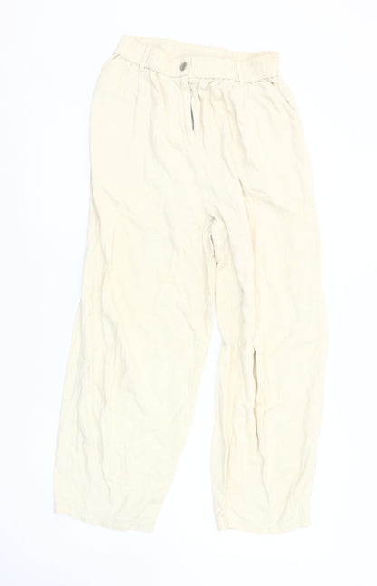 Womens UK Size 10 COLLUSION   Ivory Trousers