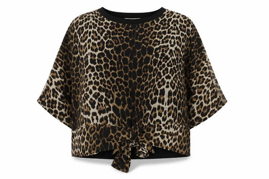 Womens UK Size XS Zara Brown Kimono Blouse