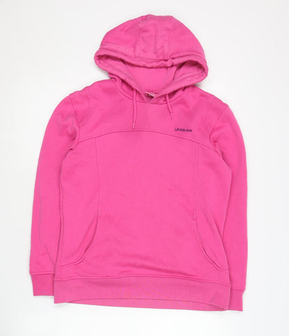 Womens UK Size 10 LA Gear Pink Pullover Hoodie
