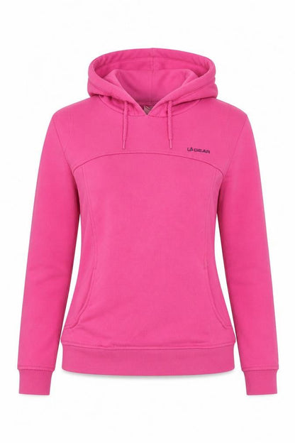 Womens UK Size 10 LA Gear Pink Pullover Hoodie