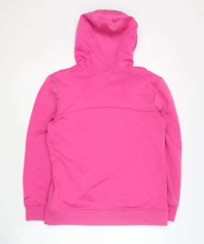 Womens UK Size 10 LA Gear Pink Pullover Hoodie