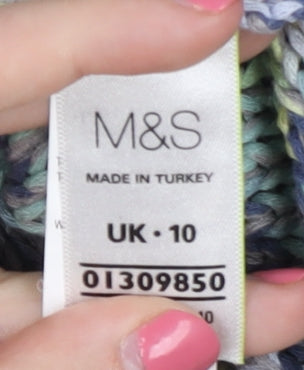 Womens UK Size 10 Marks and Spencer Multicoloured Pullover Jumper