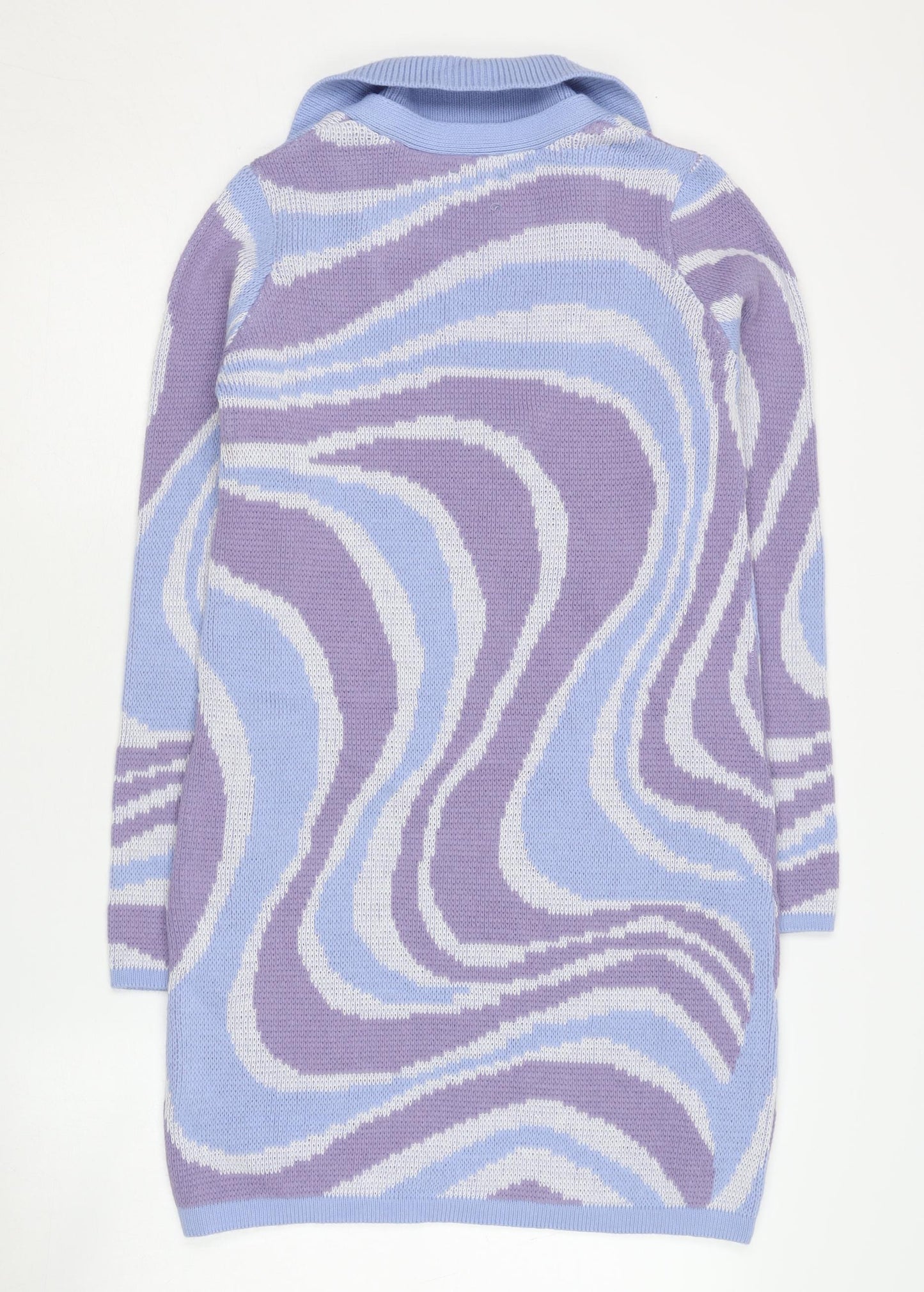 Asos Women's Purple Blue Jumper Dress Size 10