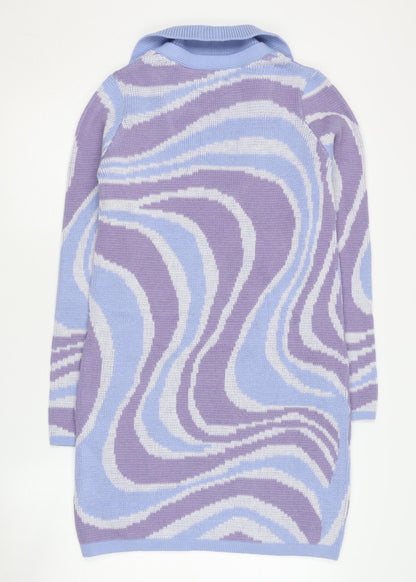 Asos Women's Purple Blue Jumper Dress Size 10