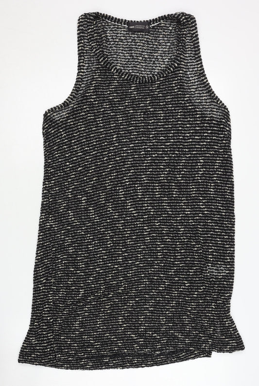 Next Women’s Black Striped Tank Dress Size 16