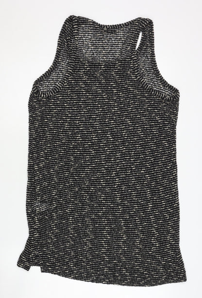 Next Women’s Black Striped Tank Dress Size 16