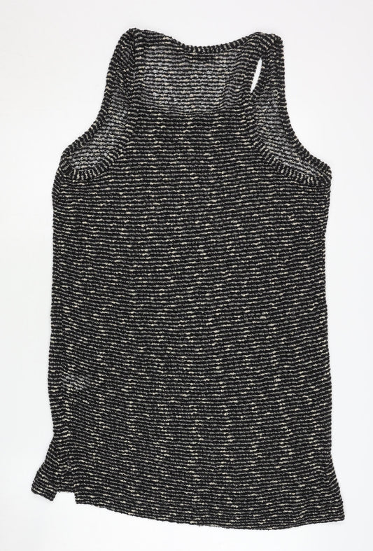 Next Women’s Black Striped Tank Dress Size 16