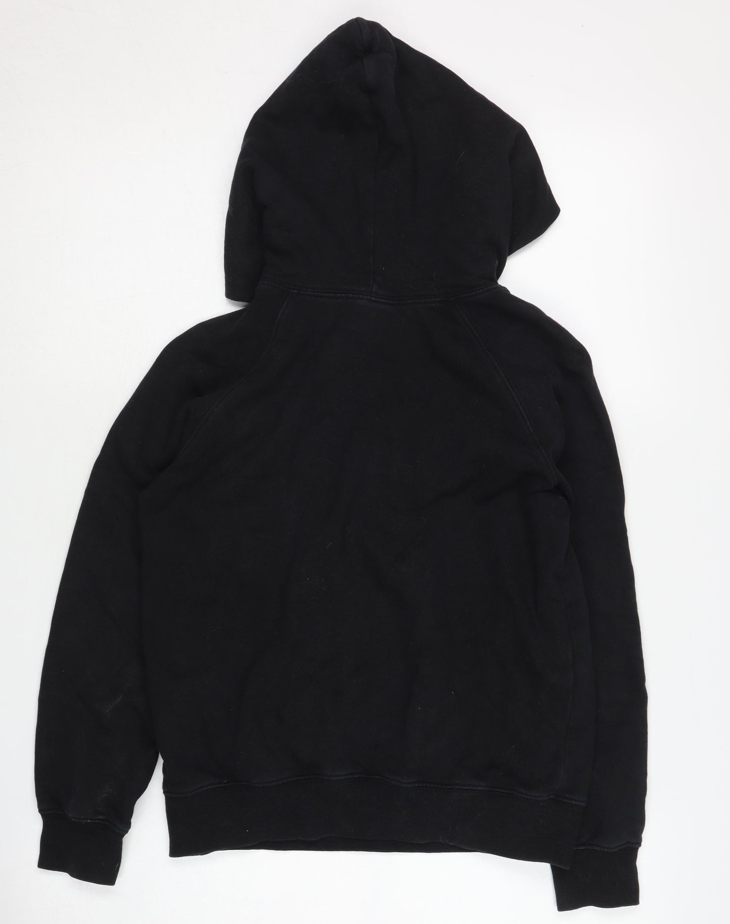 Replay Boys Black Hoodie, Size 10, Cotton Pullover
