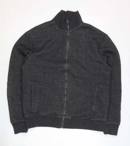 Mens UK Size M Peter Werth Black Basic Jacket