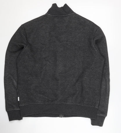 Mens UK Size M Peter Werth Black Basic Jacket