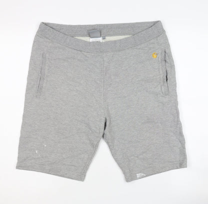 Carhartt Men's Grey Sweat Shorts M - Elastic, Pockets