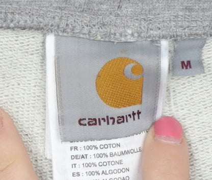 Carhartt Men's Grey Sweat Shorts M - Elastic, Pockets