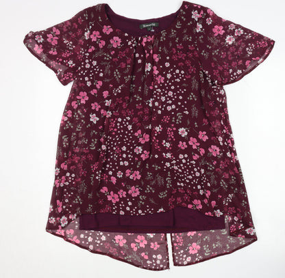 Bonmarché Women's Multicoloured Floral Blouse Size 10