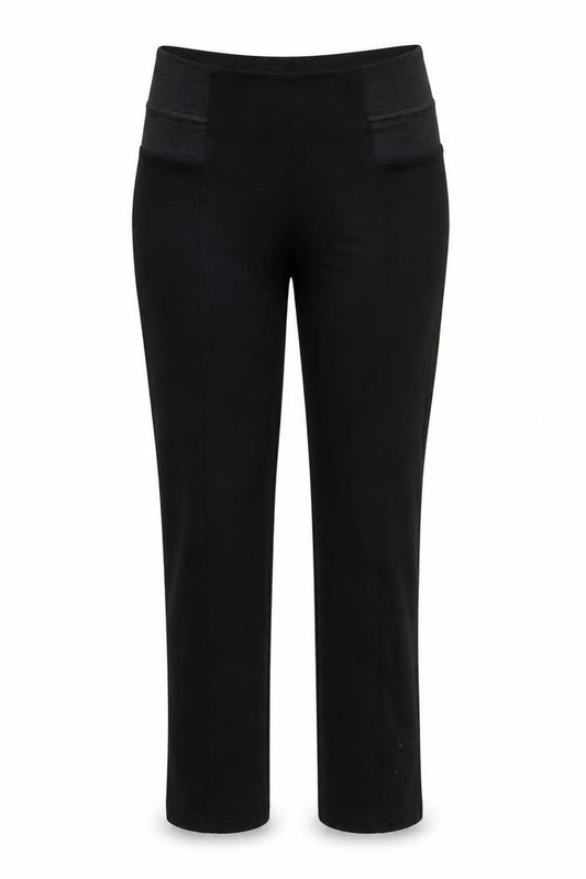 Womens UK Size 16 La Redoute Regular Fit Casual Black Trousers