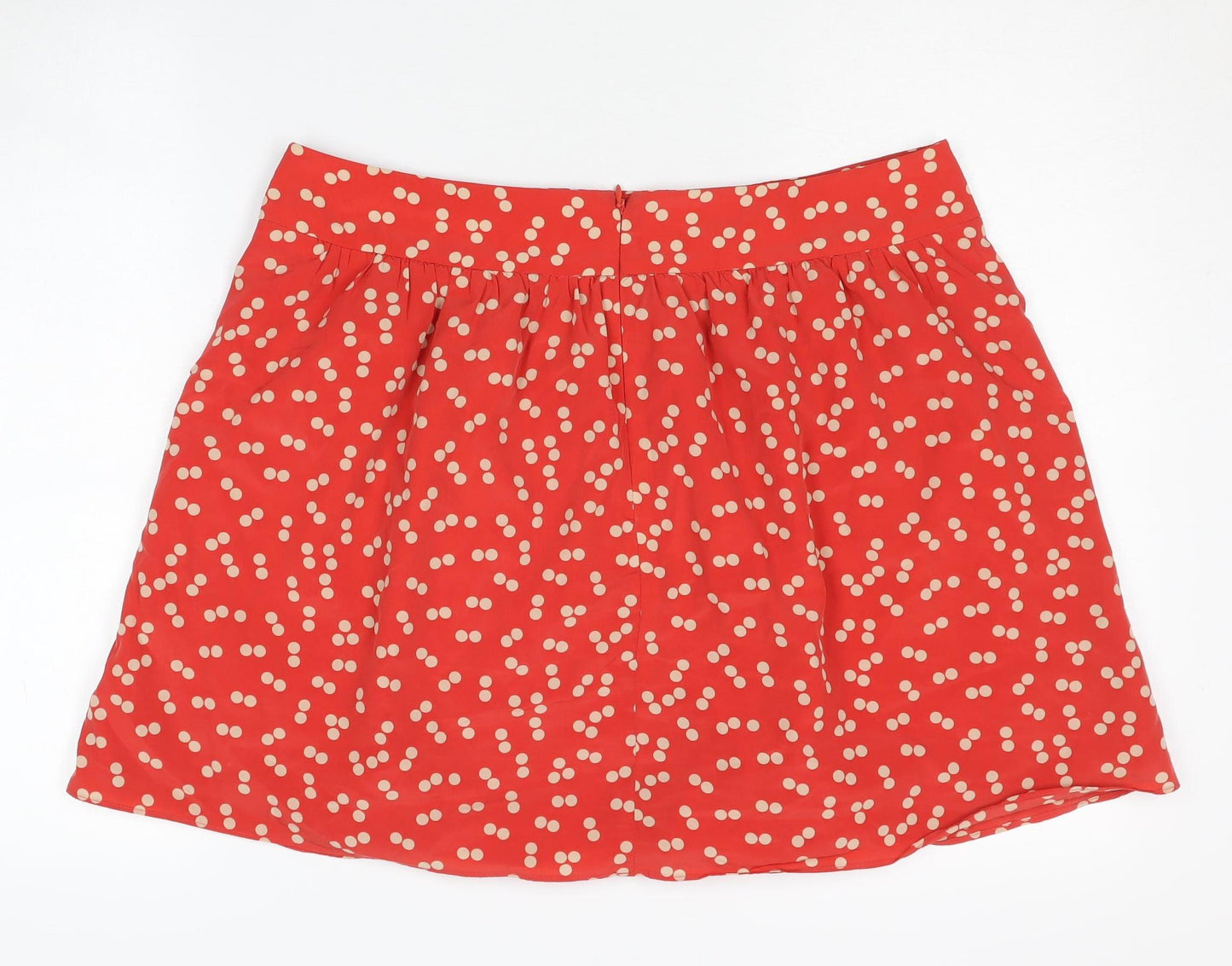 Gap Women's Red Polka Dot Mini Skirt UK 16