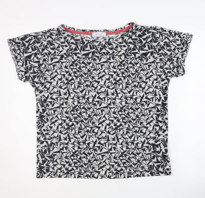 Womens UK Size 10 Marks and Spencer Black Basic T-Shirt