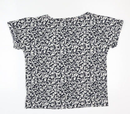 Womens UK Size 10 Marks and Spencer Black Basic T-Shirt