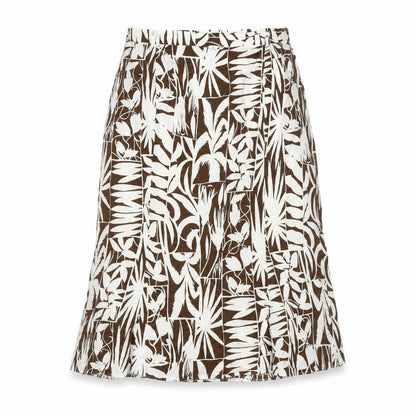 Frank Walder Collection Women's Brown Geometric Skirt Size 18